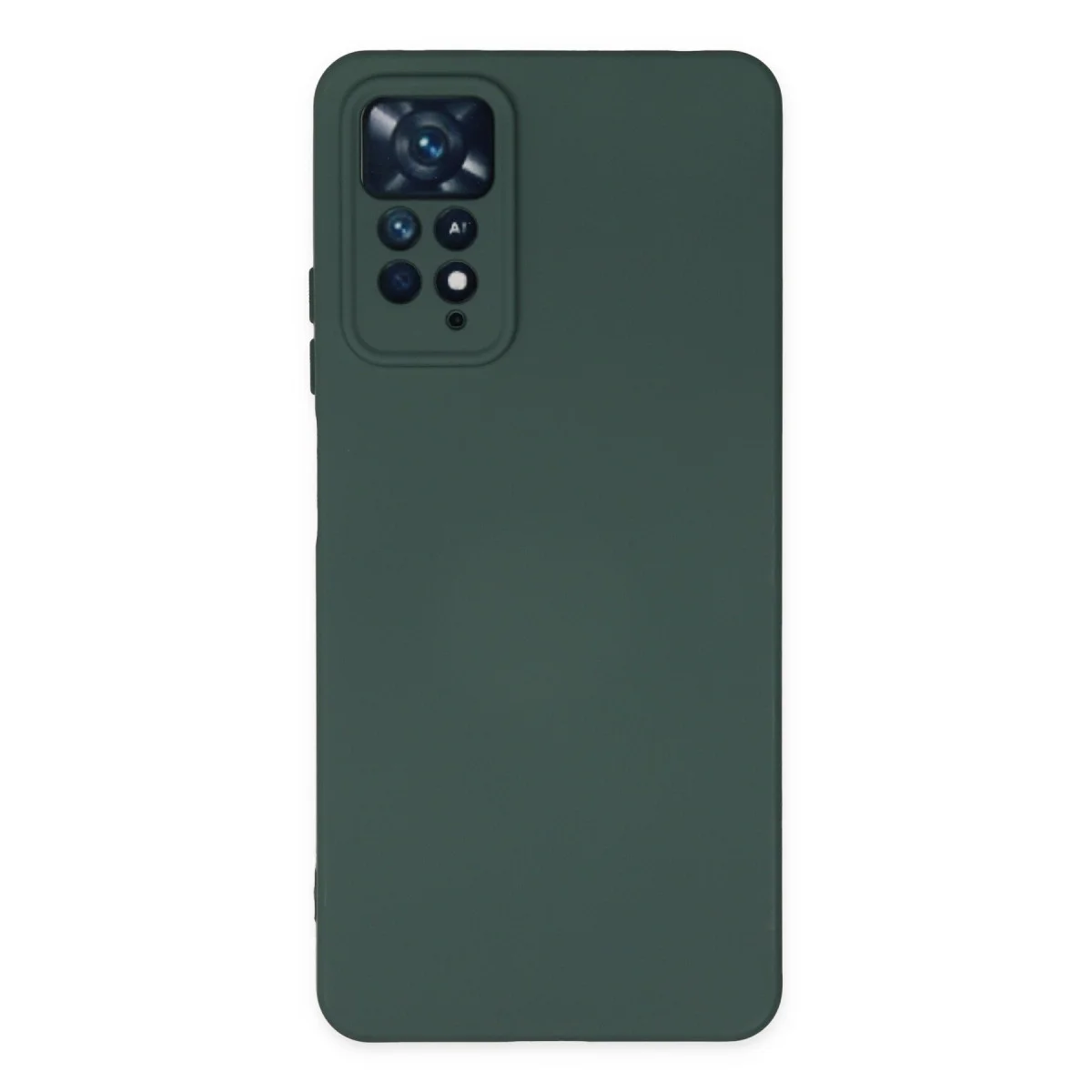 Redmi Note 11 Pro Kılıf Nano içi Kadife Silikon - Koyu Yeşil