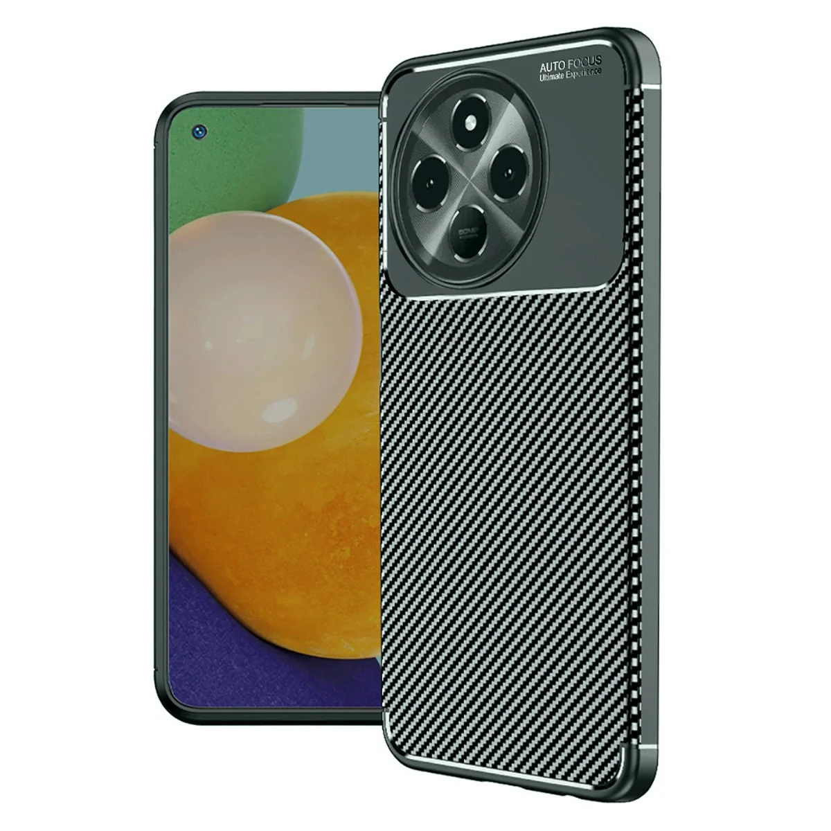 Spark 30 Pro Kılıf Auto Focus Karbon Kapak - Koyu Yeşil