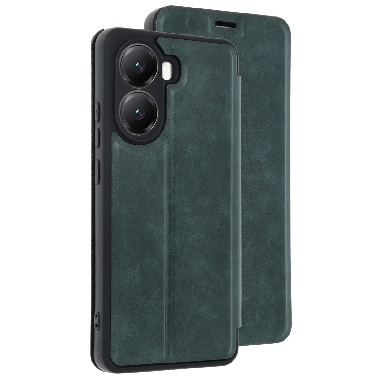Poco X7 Pro Kılıf Flip Cover - Koyu Yeşil