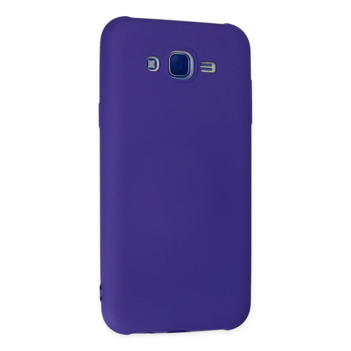 Galaxy J7 Kılıf Nano içi Kadife Silikon - Mor
