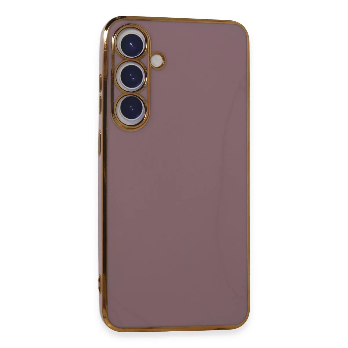 Galaxy S24 Kılıf Volet Silikon - Mor