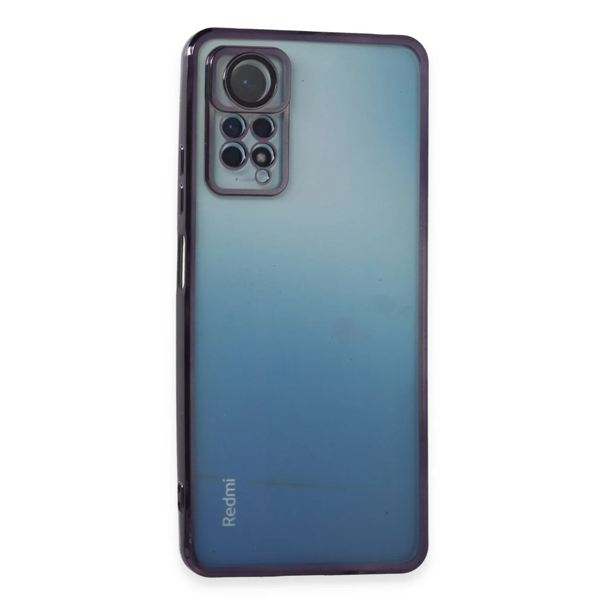 Redmi Note 11 Pro Kılıf Razer Lensli Silikon - Mor