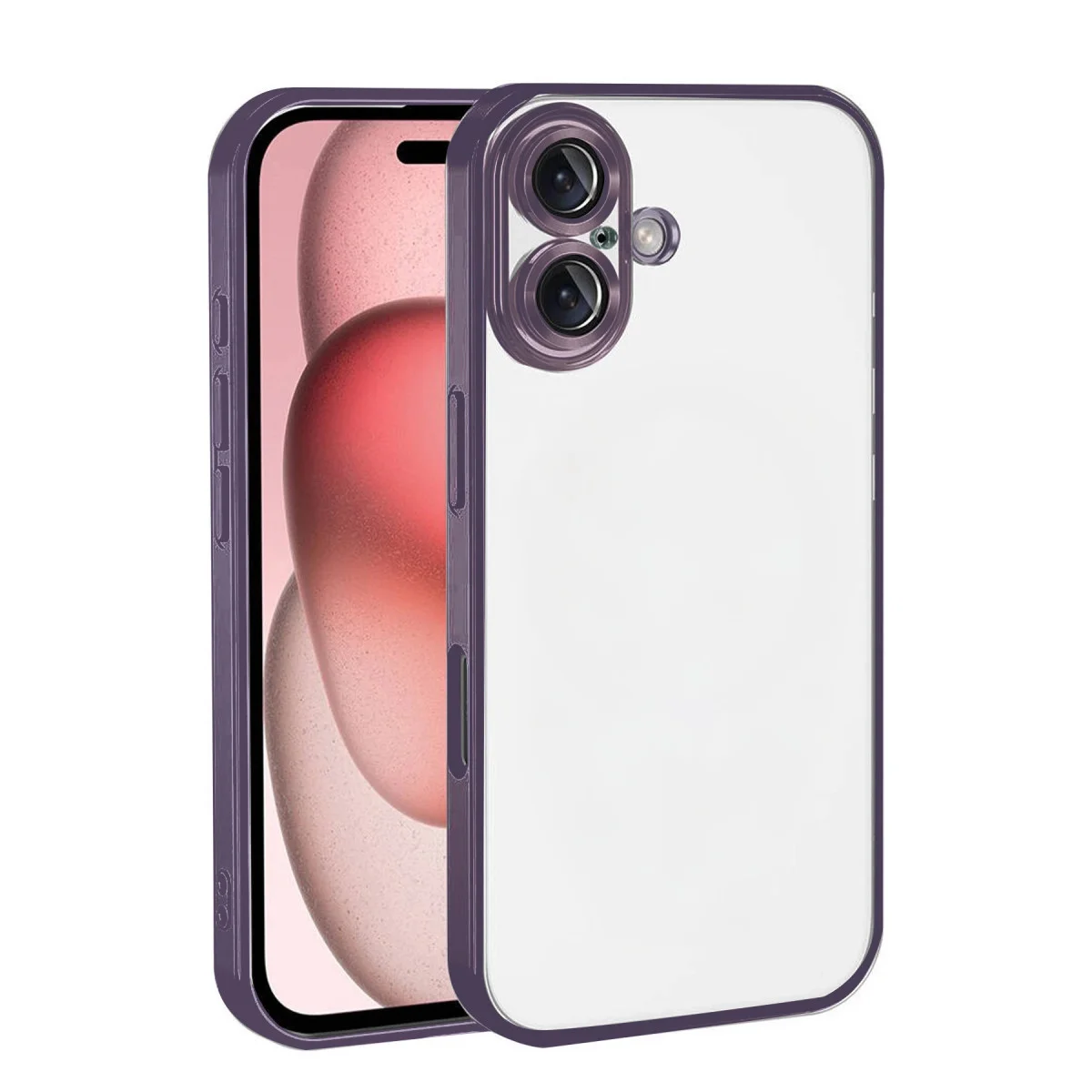 iPhone 17 Razer Lensli Silikon - Mor