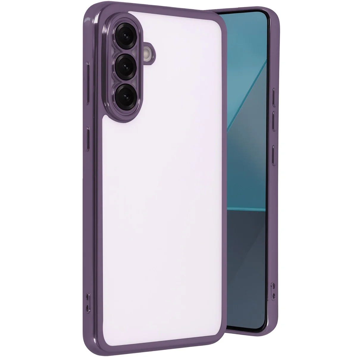 Galaxy A17 5G Razer Lensli Silikon - Mor