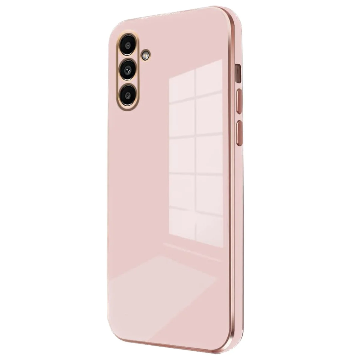 Galaxy A35 5G Kılıf Volet Silikon - Pembe