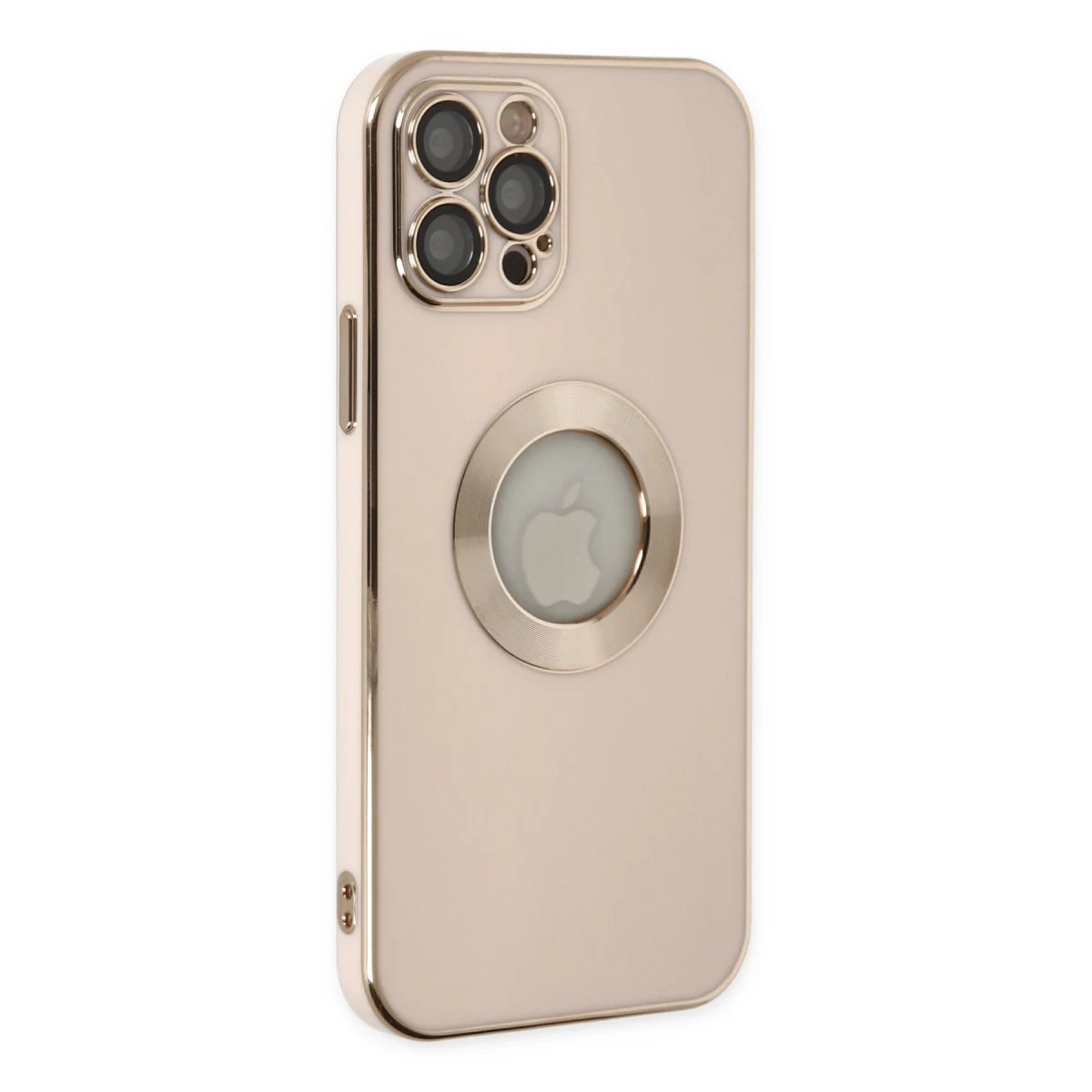 iPhone 12 Pro Kılıf Store Silikon - Pembe
