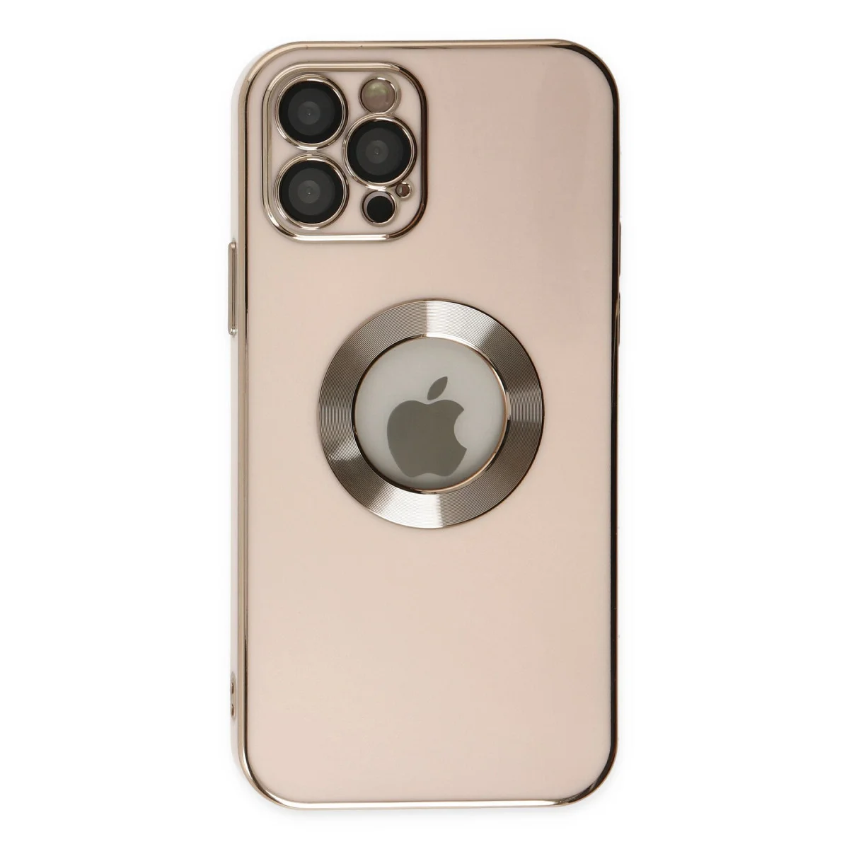 iPhone 12 Pro Kılıf Store Silikon - Pembe