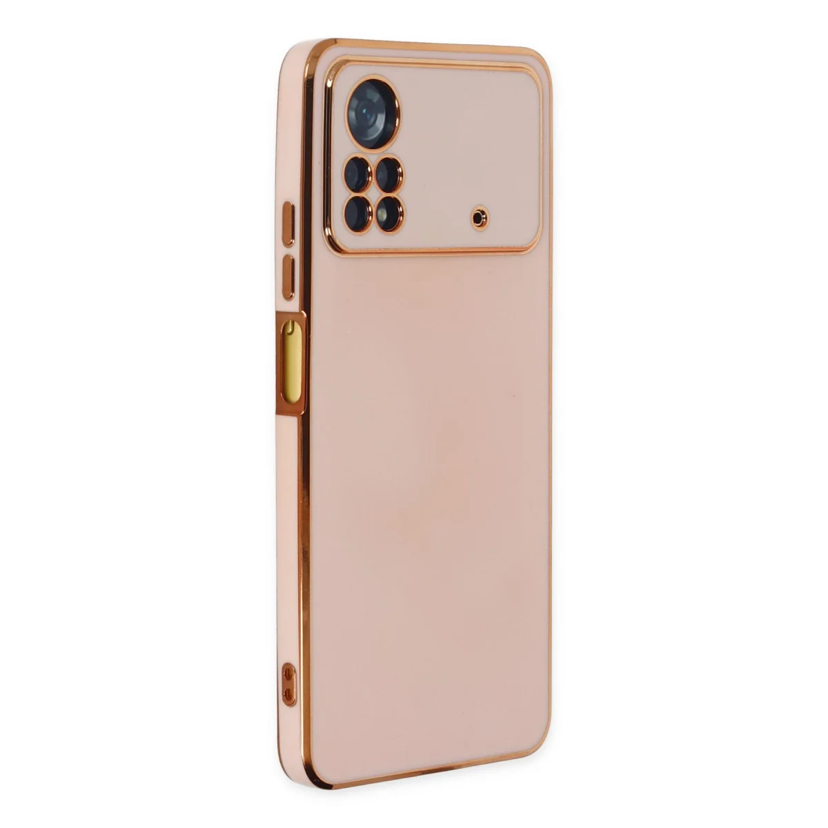 Poco X4 Pro 5G Kılıf Volet Silikon - Pembe