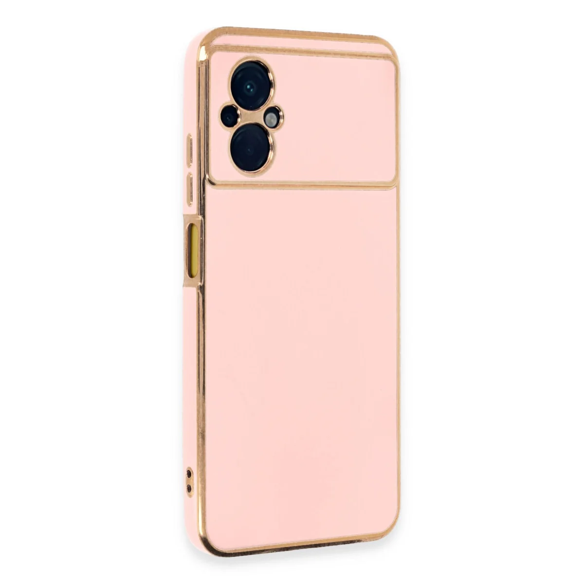 Poco M5 Kılıf Volet Silikon - Pembe