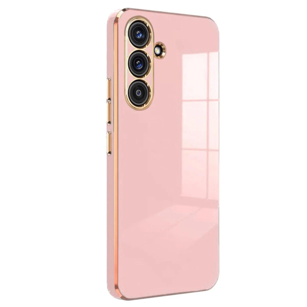 Galaxy S25 Plus Kılıf Volet Silikon - Pembe