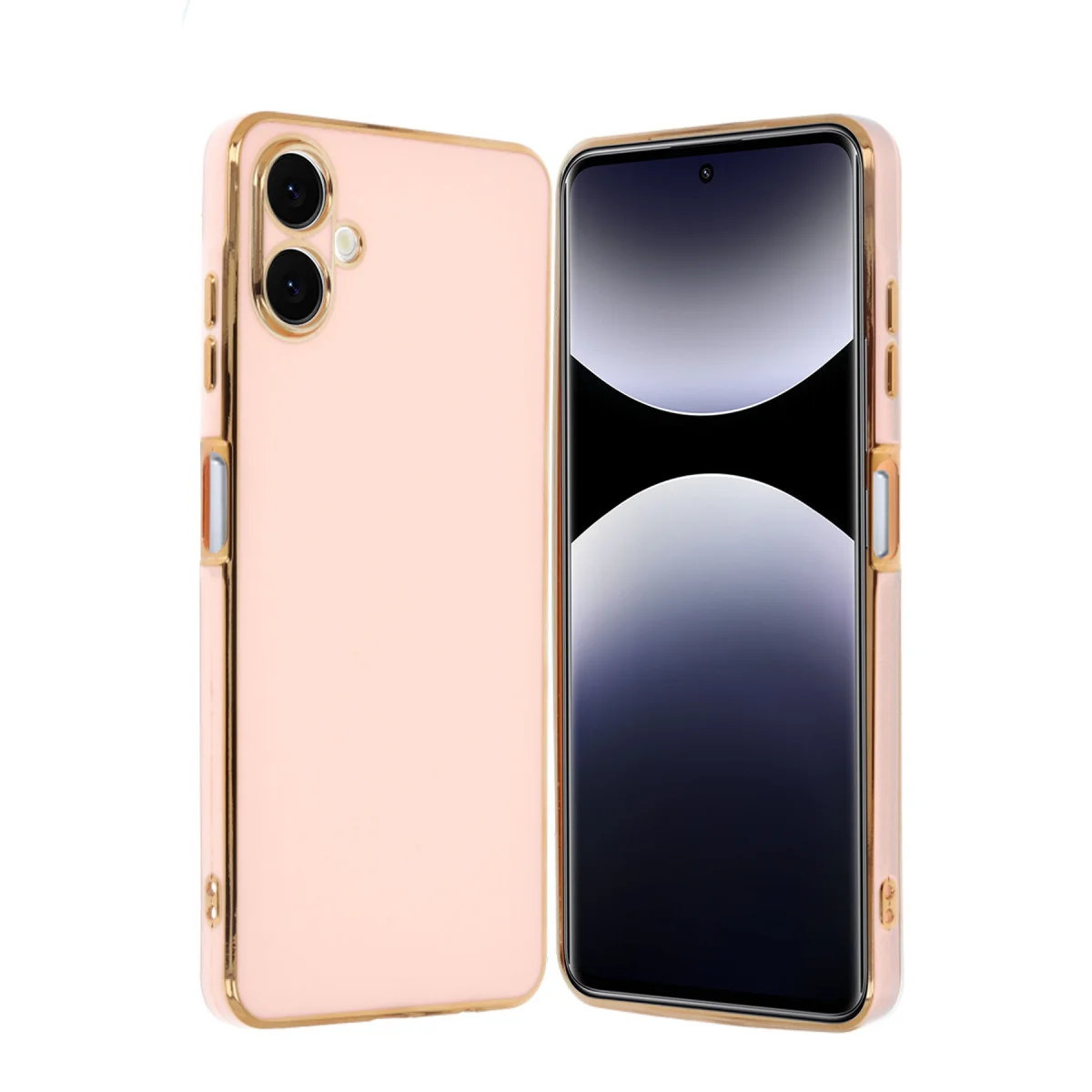 Galaxy A06 Kılıf Volet Silikon - Pembe