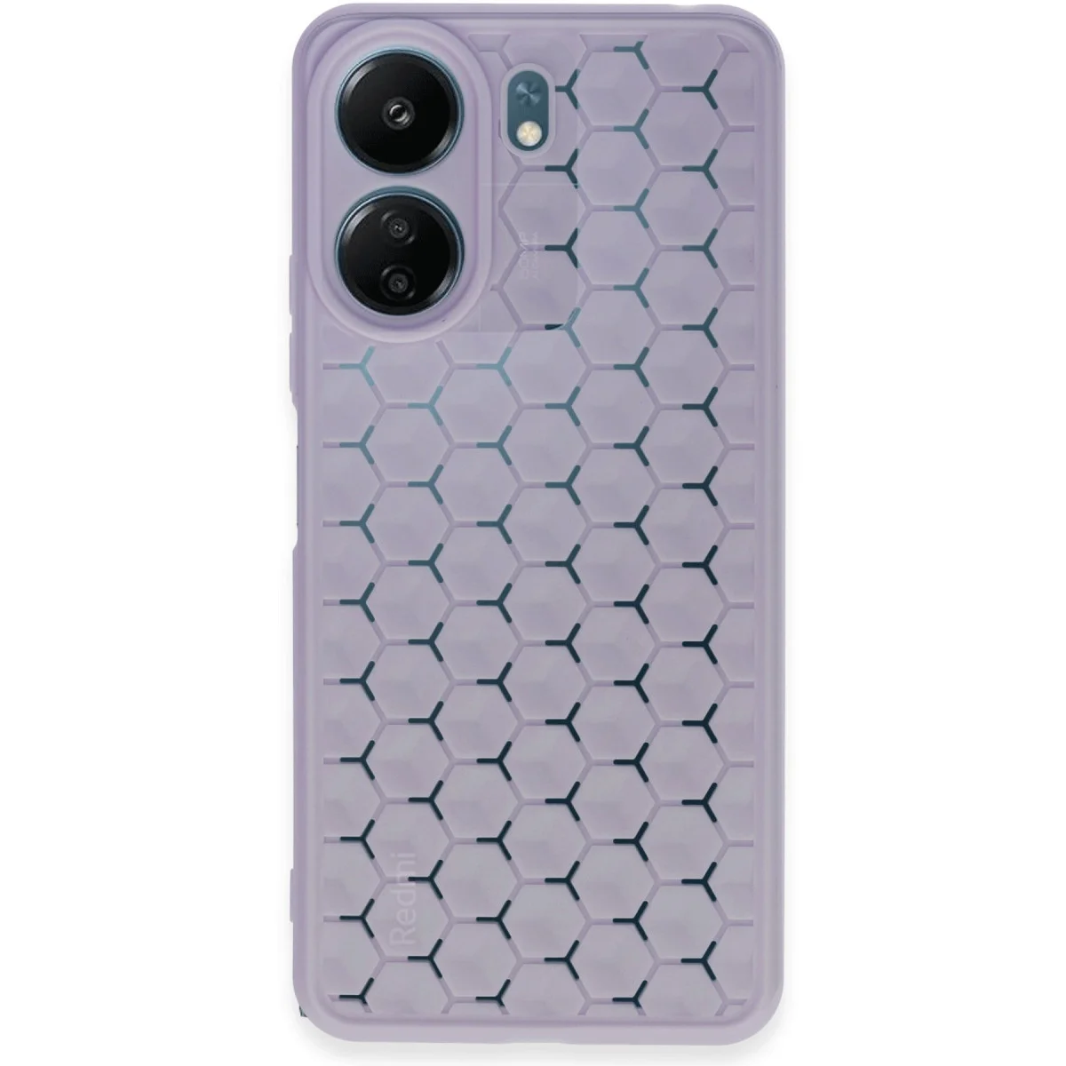 Redmi 13C Kılıf Petek Silikon Kapak - Lila