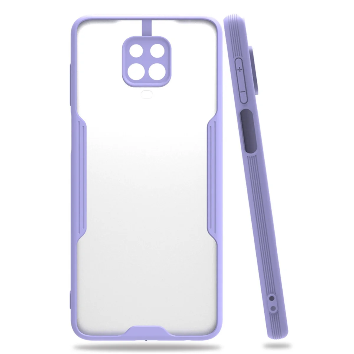 Redmi Note 9S Kılıf Platin Silikon - Lila