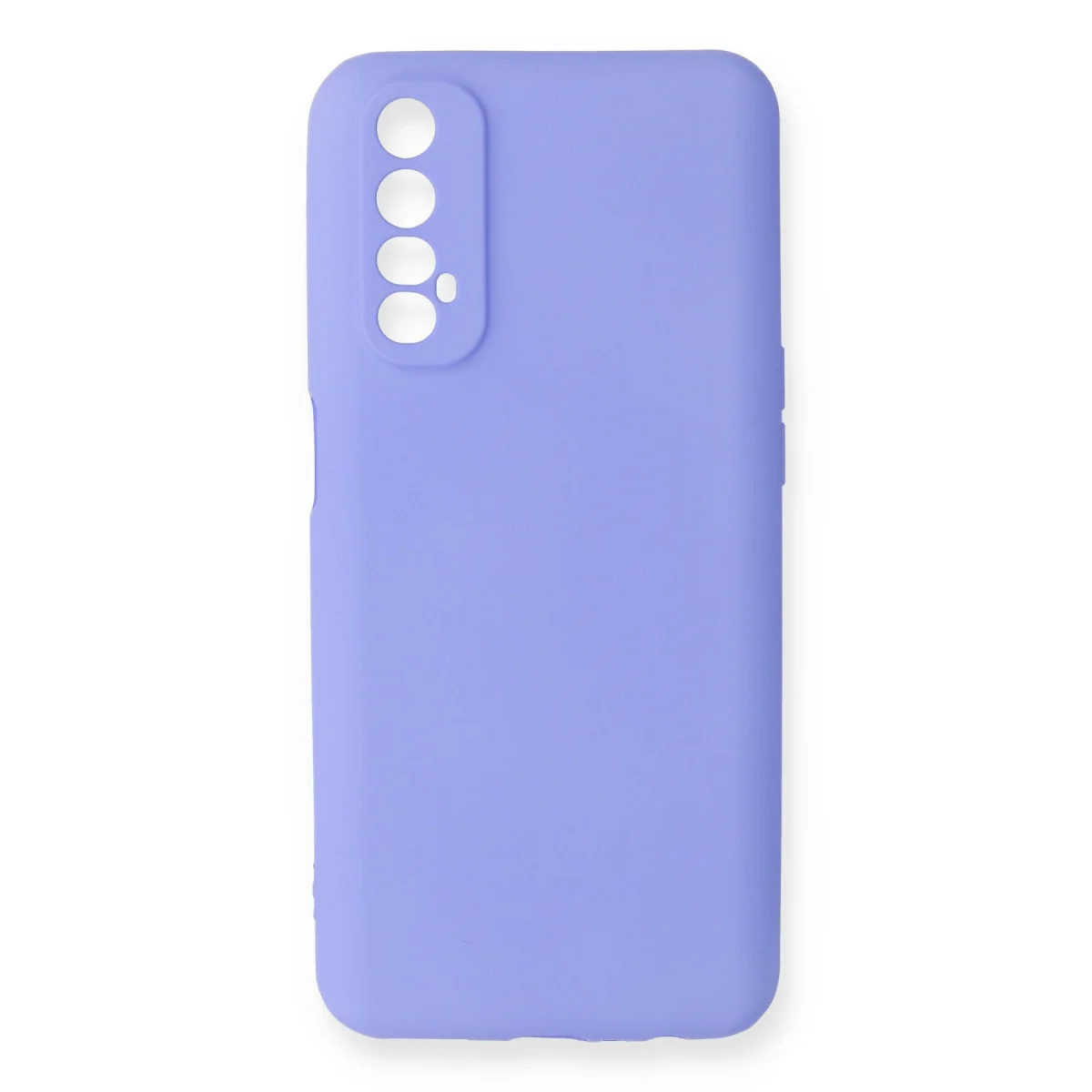 Realme 7 Kılıf First Silikon - Lila