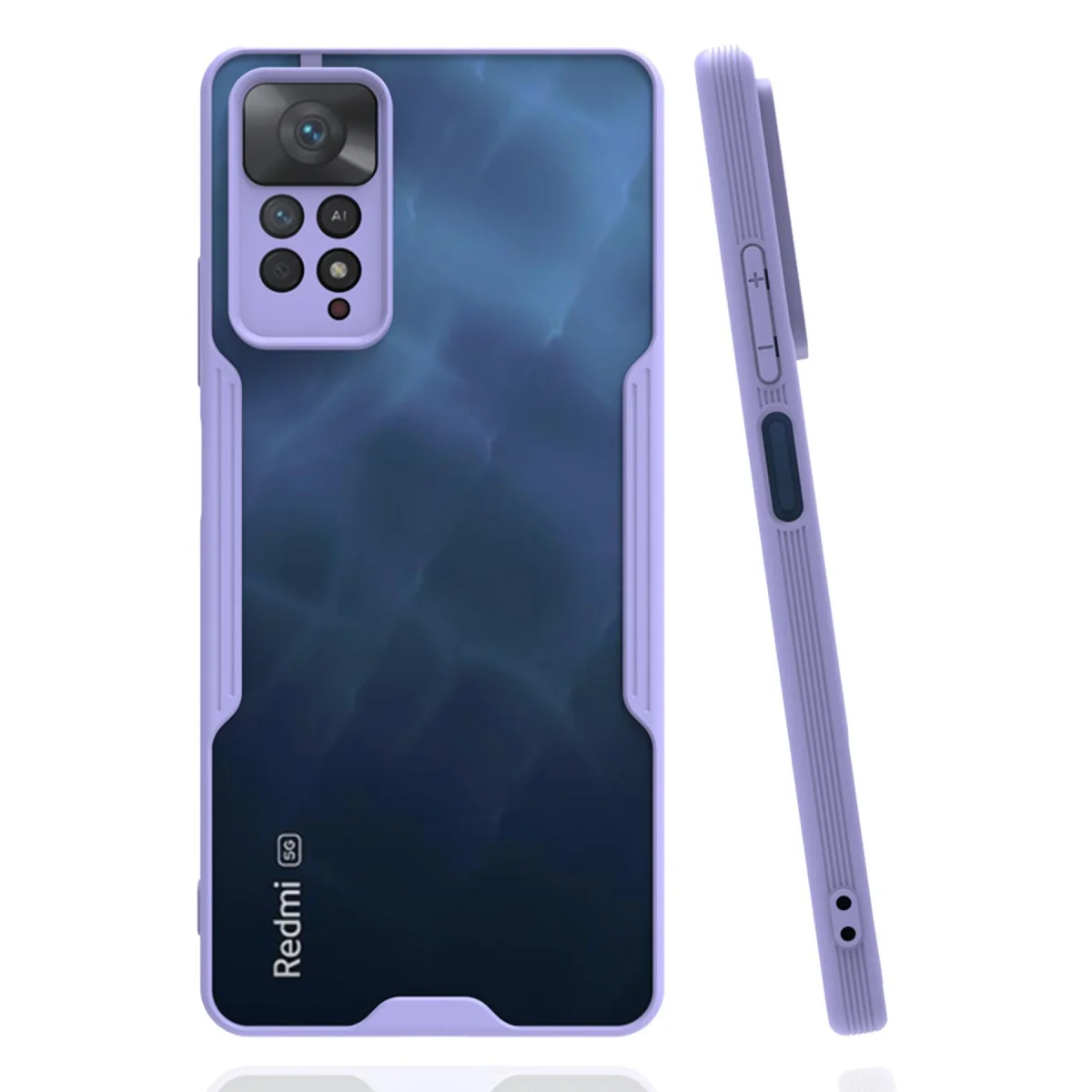 Redmi Note 11 Pro Kılıf Platin Silikon - Lila