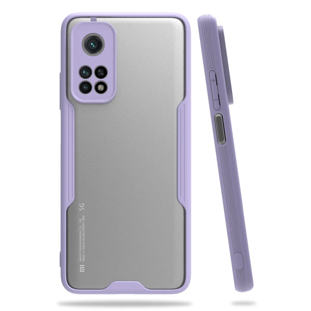 Mi 10T Pro Kılıf Platin Silikon - Lila