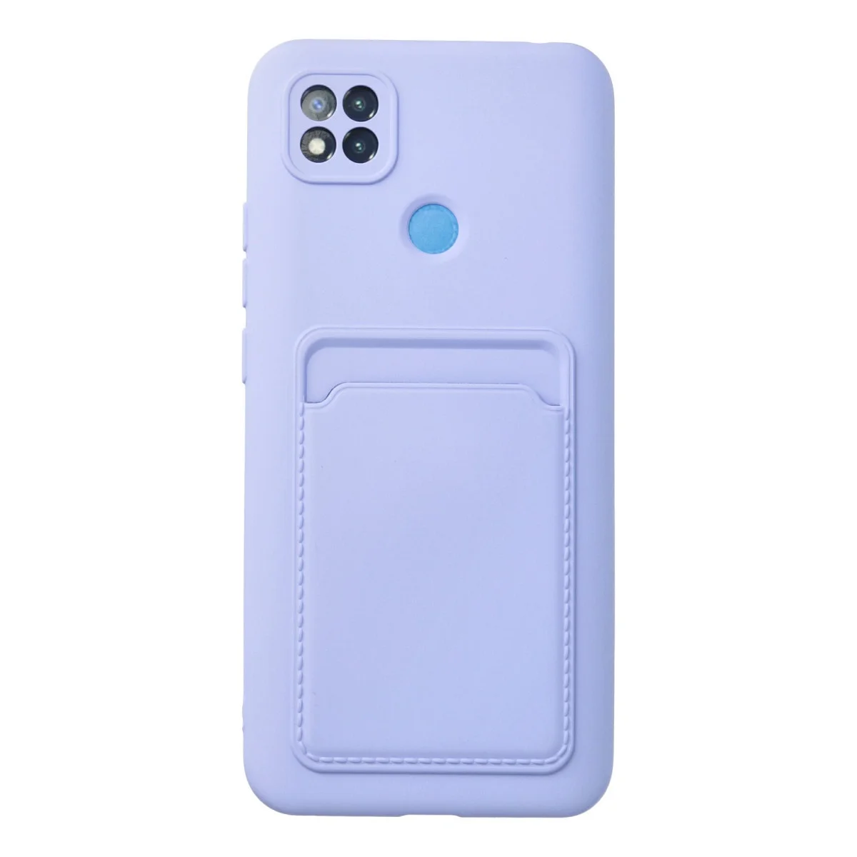 Redmi 9C Kılıf Kelvin Kartvizitli Silikon - Lila