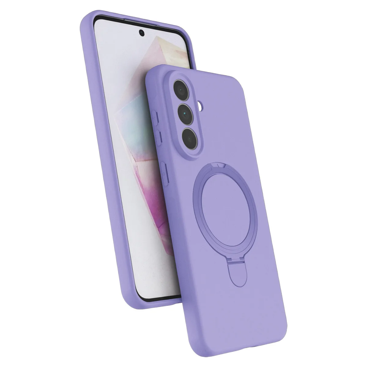 Galaxy A57 5G Regal Magsafe Standlı Kapak - Lila