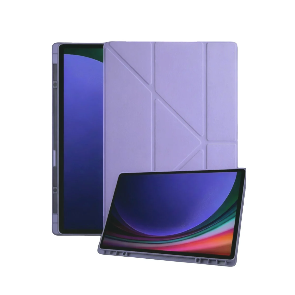 Galaxy Tab A11 Plus Kalemlikli Mars Tablet Kılıfı - Lila