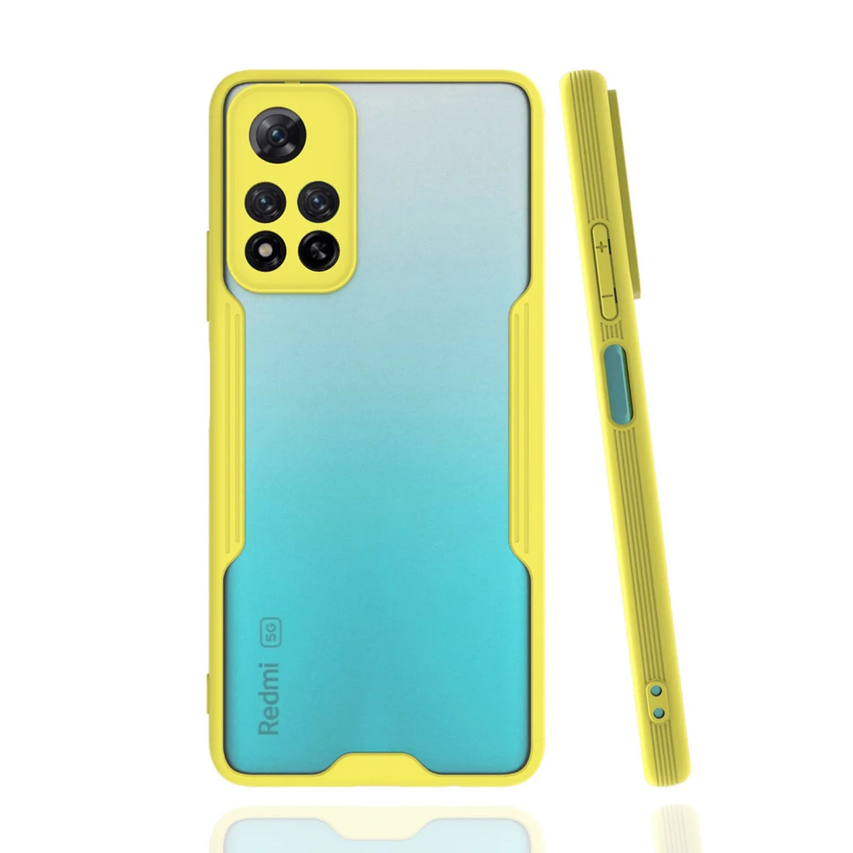 Redmi Note 11 Pro Plus 5G Kılıf Platin Silikon - Sarı