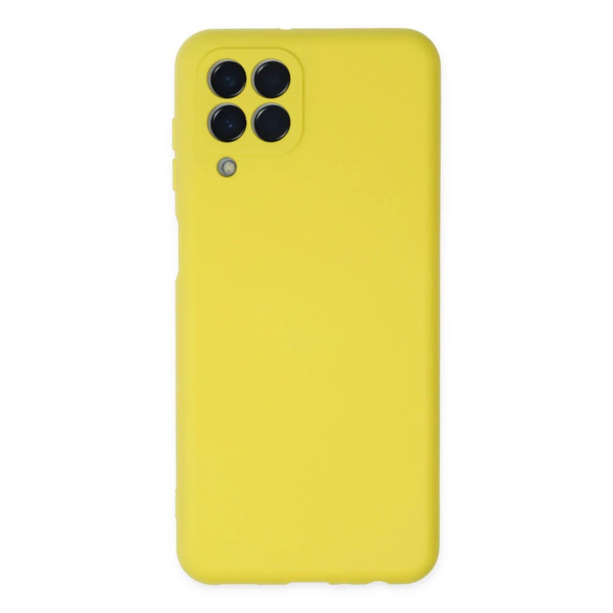 Galaxy M33 Kılıf Nano içi Kadife Silikon - Sarı