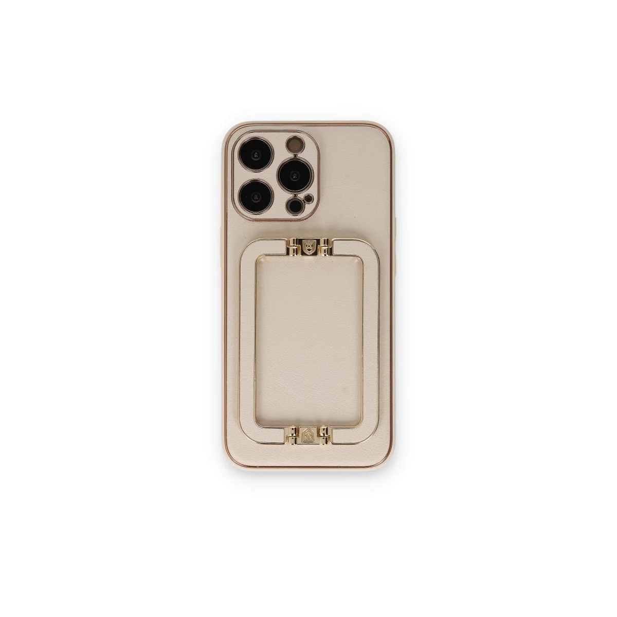 iPhone 14 Pro Max Kılıf Coco Elit Kapak - Gold