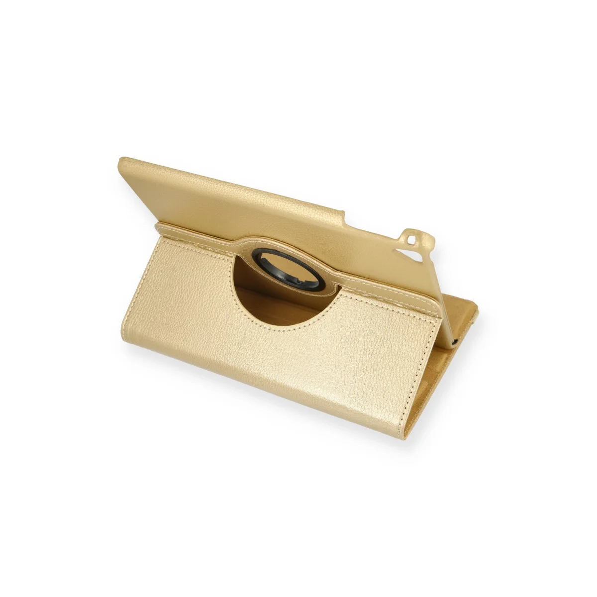 iPad 9.7 (2018) Kılıf 360 Tablet Deri Kılıf - Gold