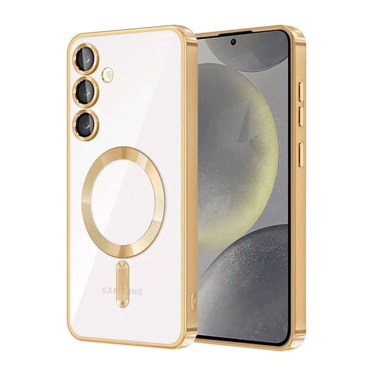 Galaxy A17 5G Kross Magneticsafe Kapak - Gold