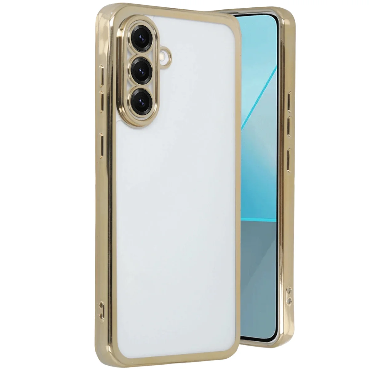 Galaxy A17 5G Razer Lensli Silikon - Gold