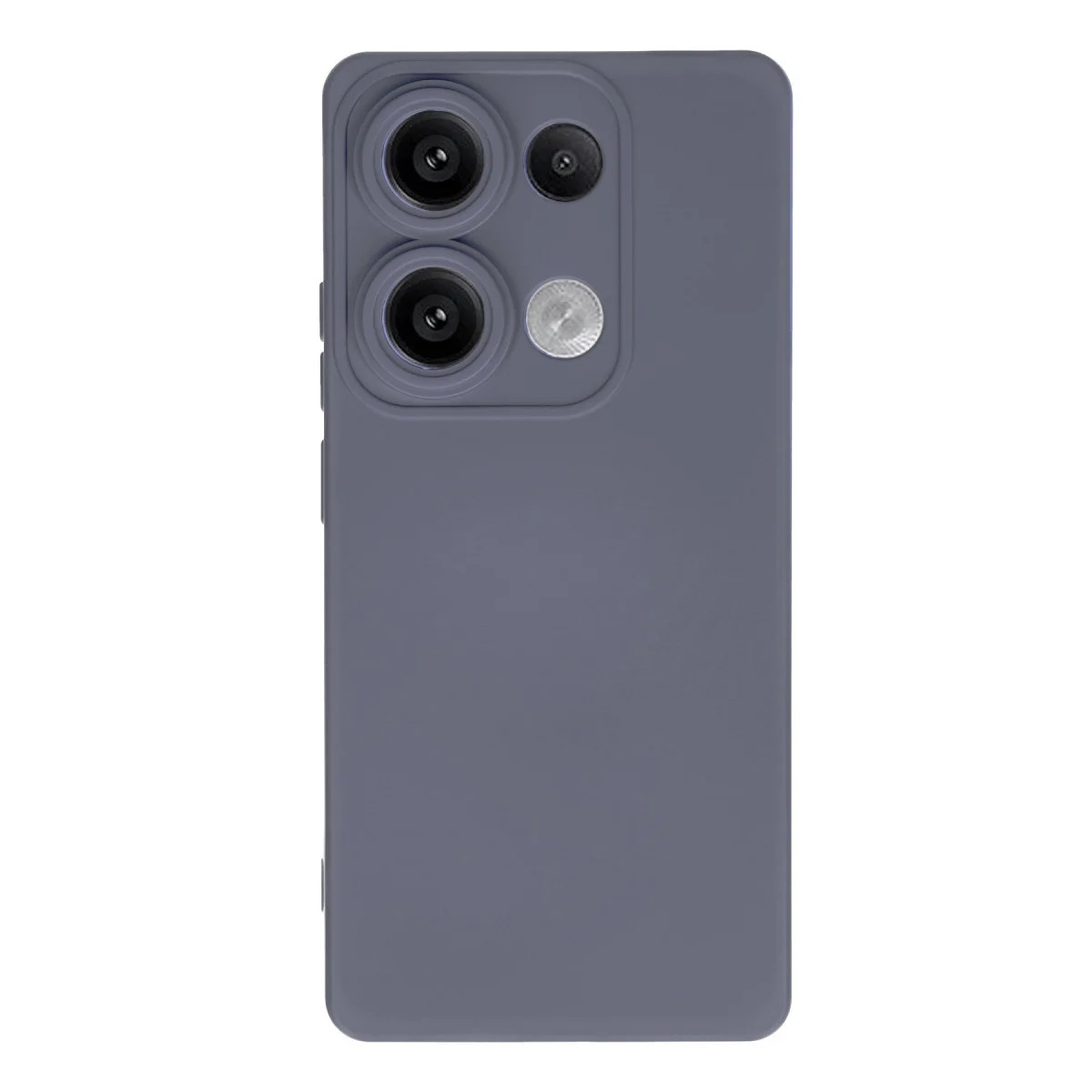 Redmi Note 13 4G Kılıf Nano içi Kadife Silikon - Gri