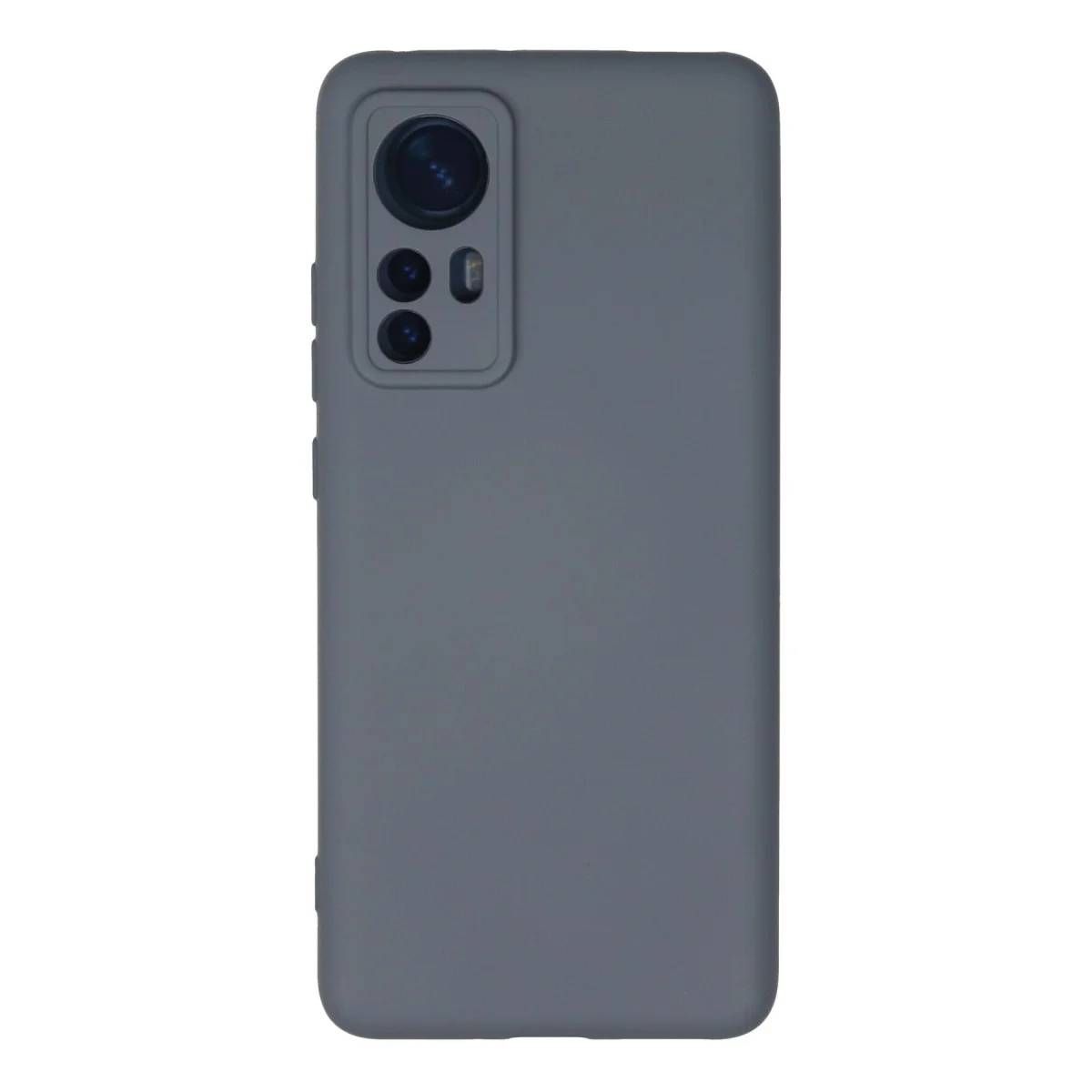 Mi 12 Kılıf Nano içi Kadife Silikon - Gri