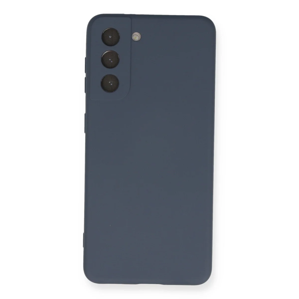 Galaxy S21 Kılıf Nano içi Kadife Silikon - Gri
