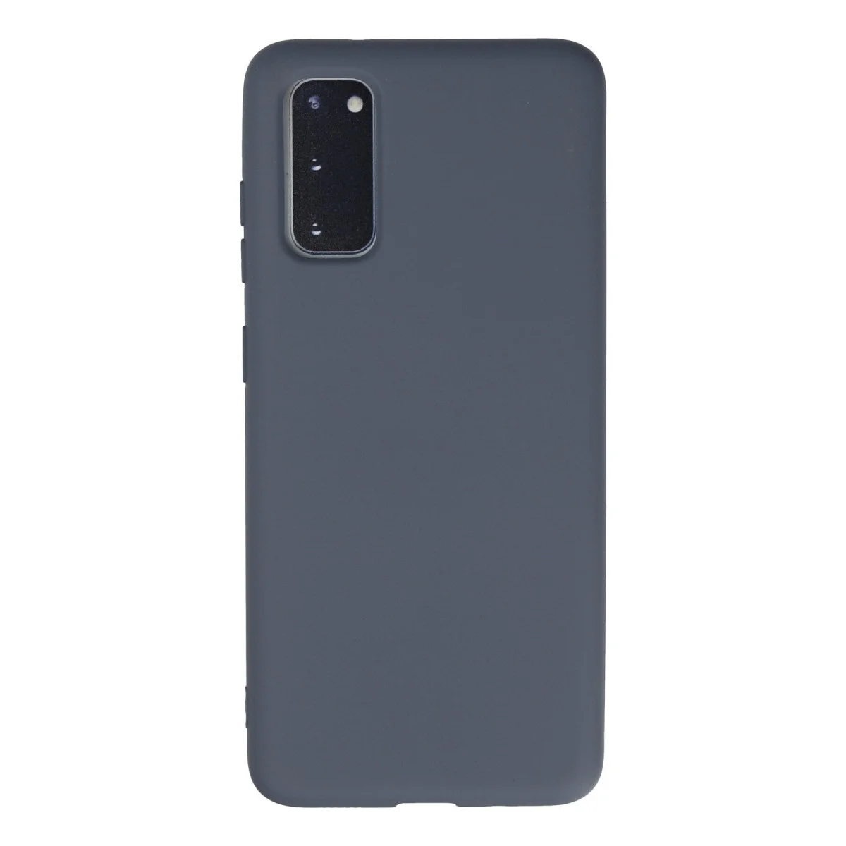 Galaxy S20 Kılıf Nano içi Kadife Silikon - Gri