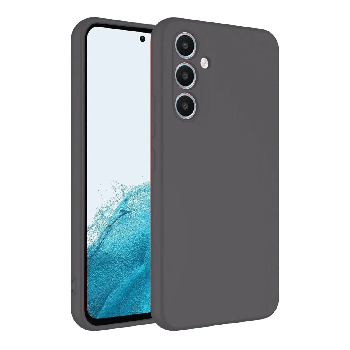 Galaxy A16 5G Kılıf First Silikon - Gri