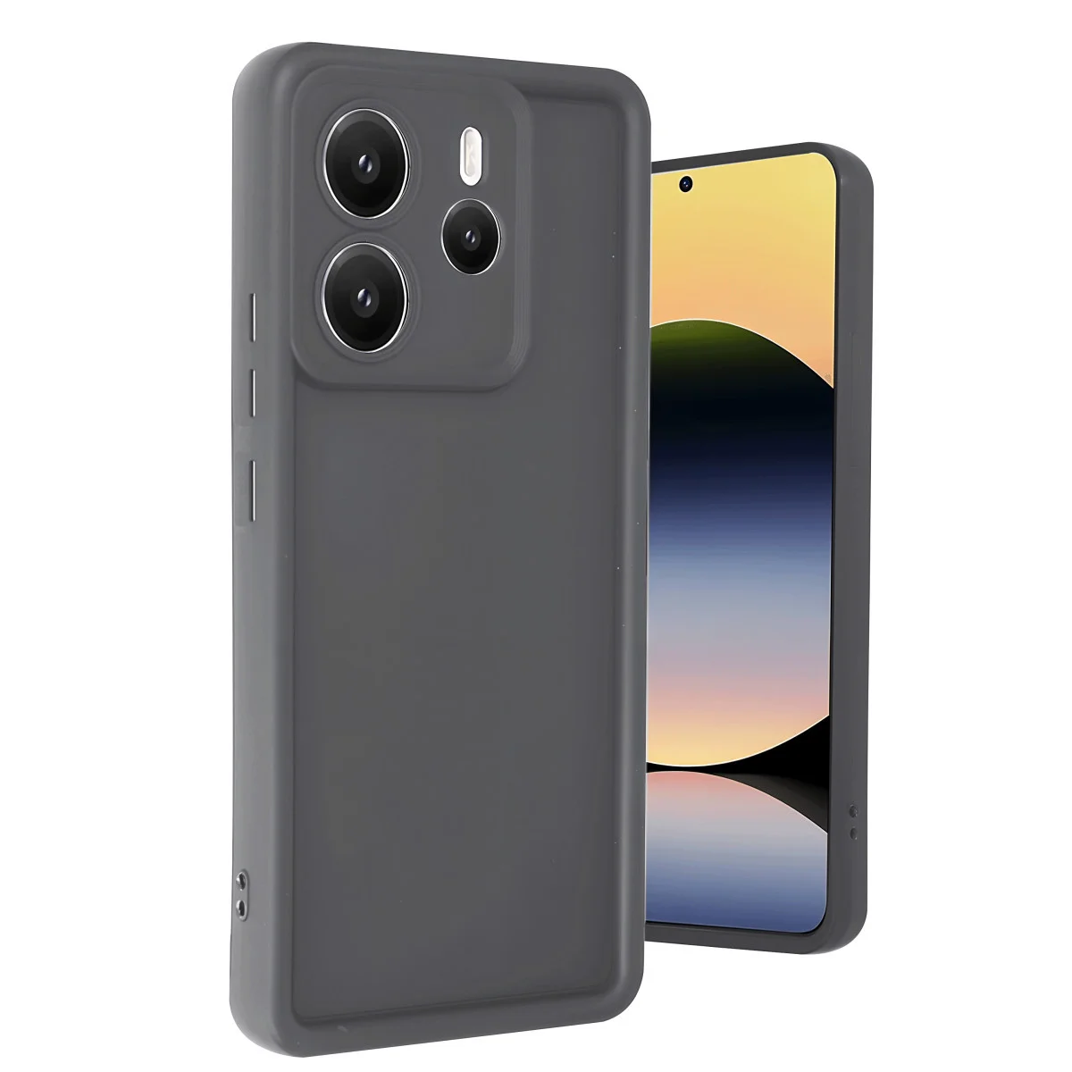 Redmi Note 14 4G Kılıf Viera Silikon - Gri