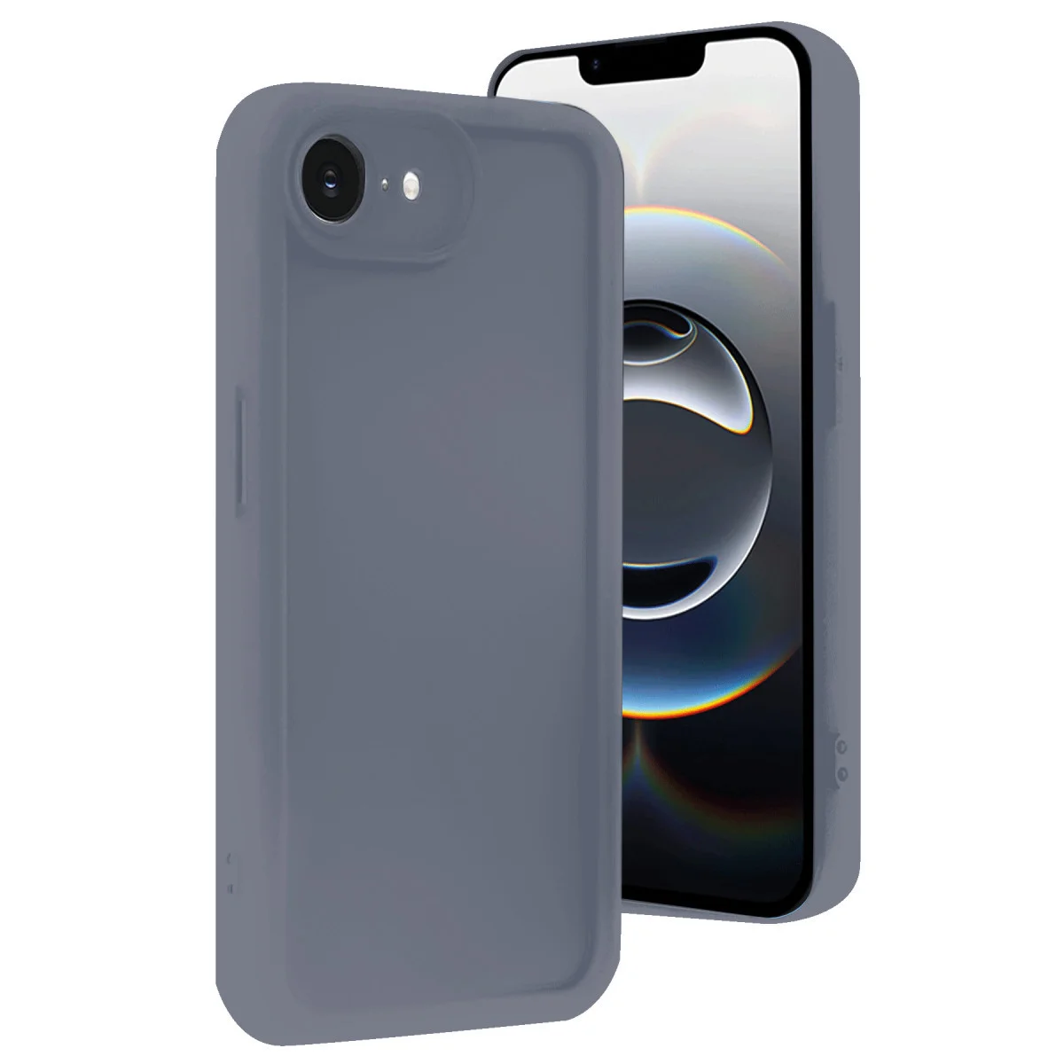 iPhone 16E Kılıf Viera Silikon - Gri
