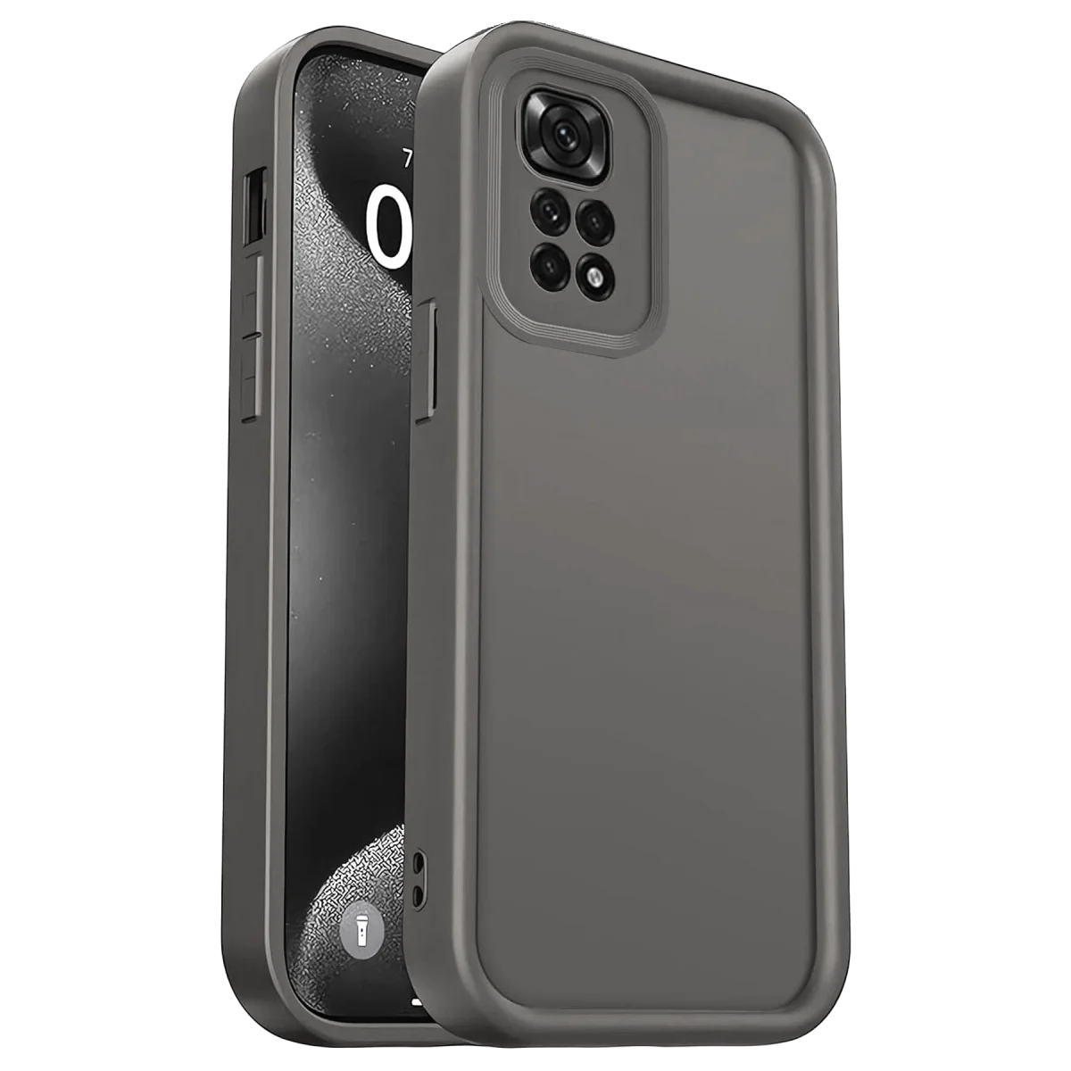 Redmi 10 2022 Kılıf Viera Silikon - Gri