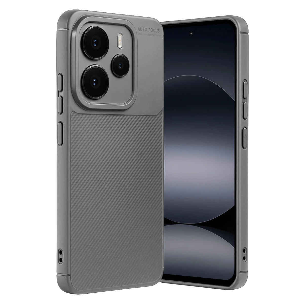Note 14 5G Auto Focus Karbon Kapak - Gri