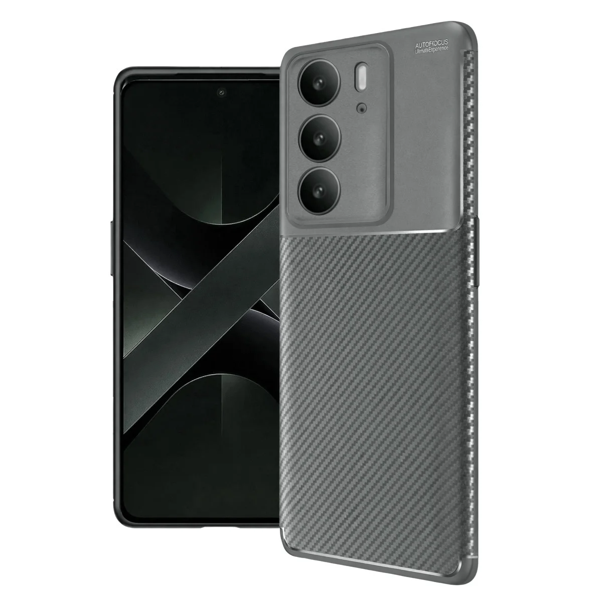 Realme C75 4G Auto Focus Karbon Kapak - Gri