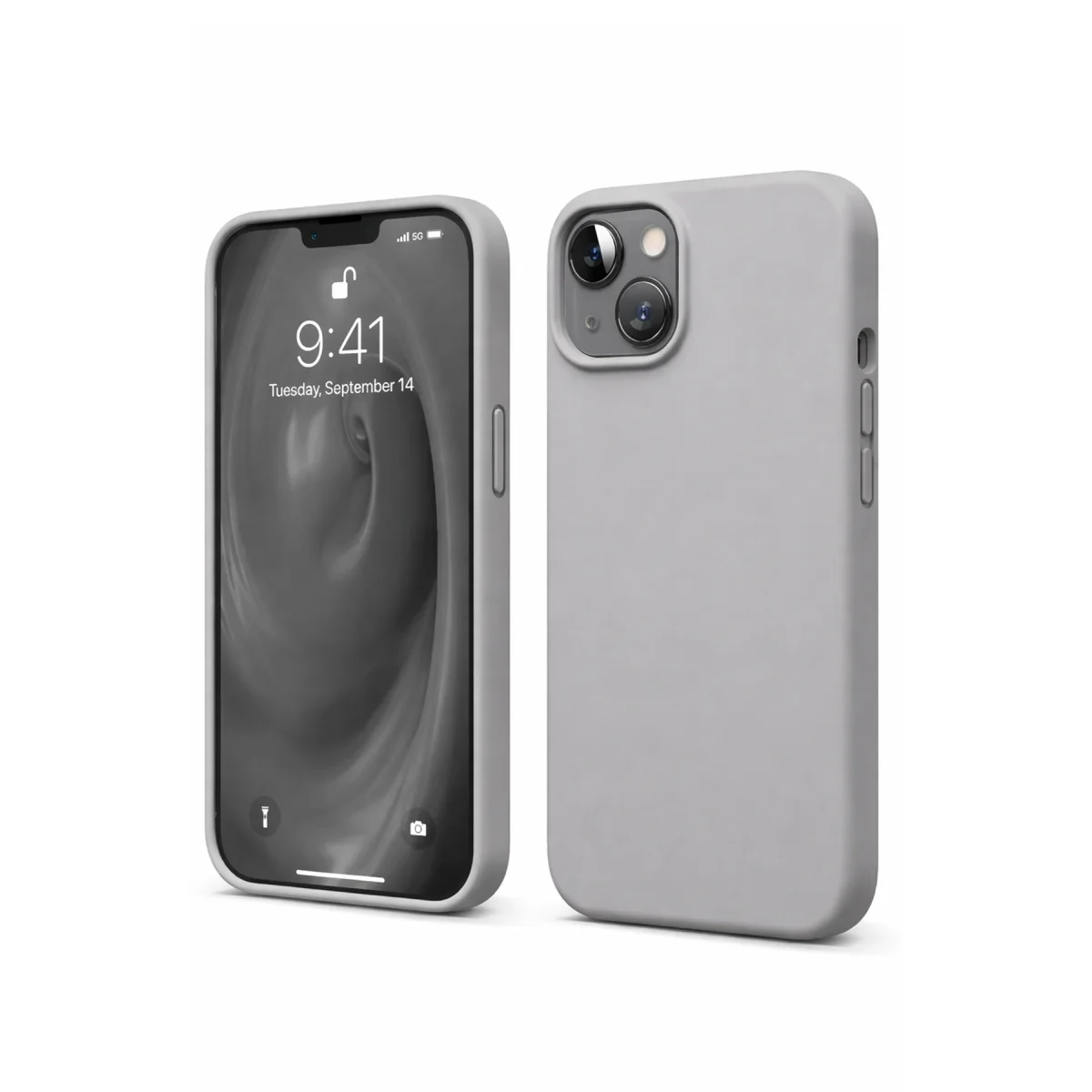iPhone 14 Kılıf First Silikon - Gri