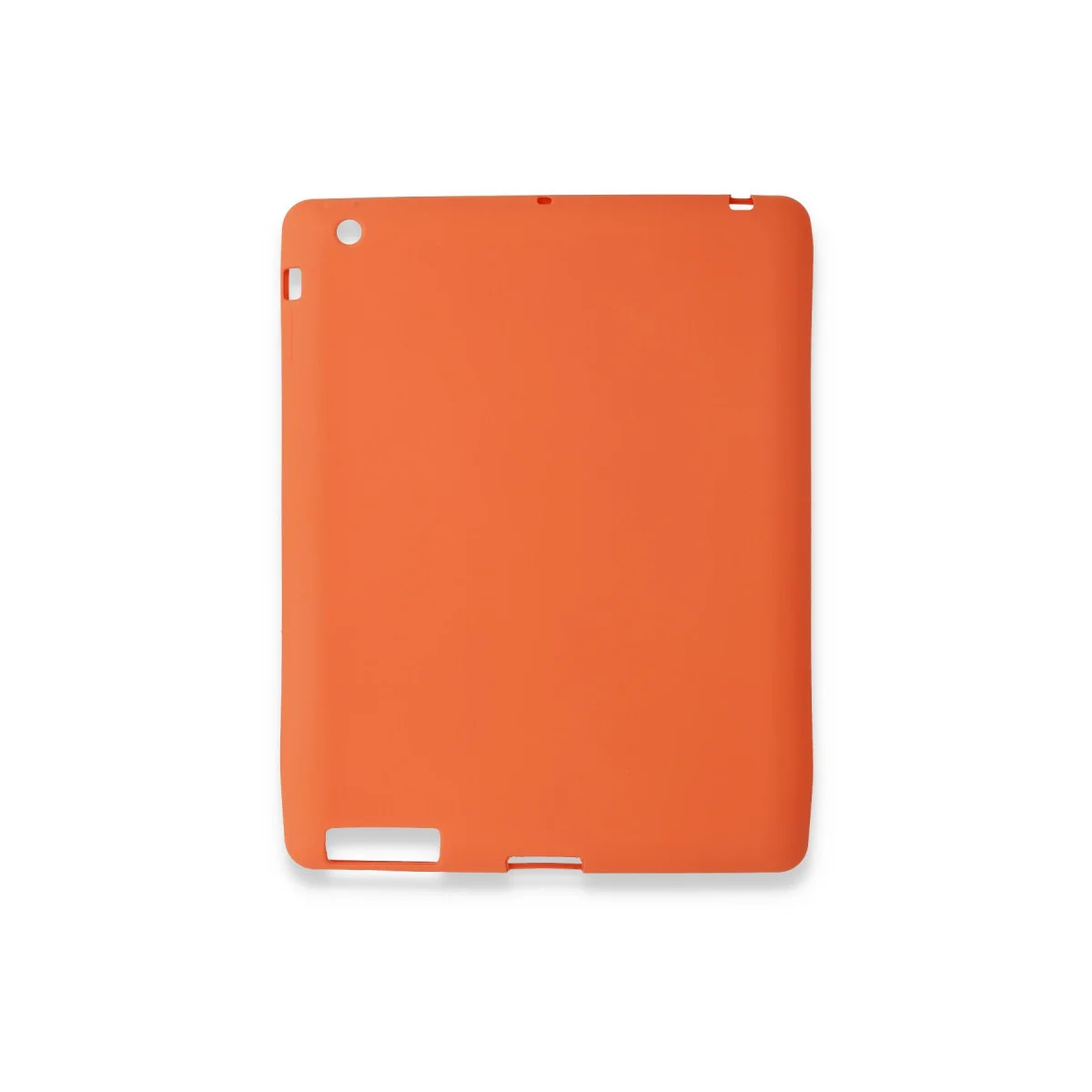 iPad 4 9.7 Kılıf Evo Tablet Silikon - Turuncu