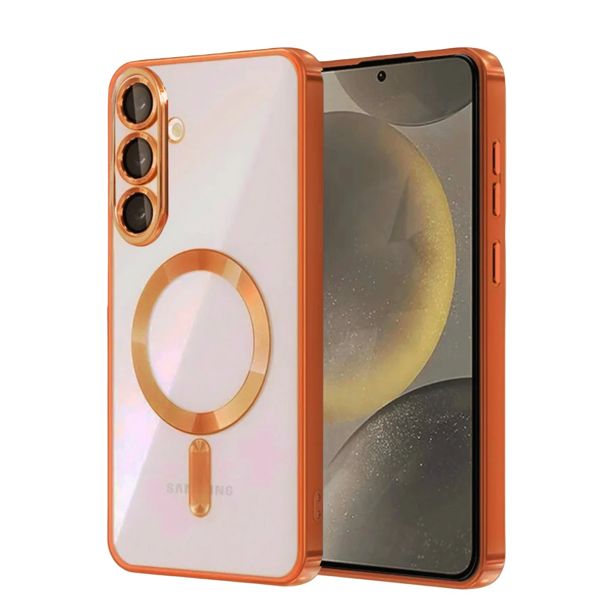 Galaxy A37 5G Kross Magneticsafe Kapak - Turuncu