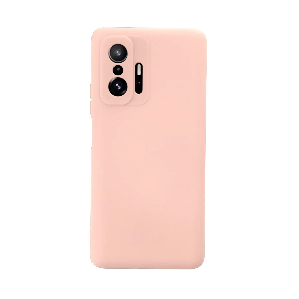 Mi 11T Pro Kılıf Nano içi Kadife Silikon - Pudra