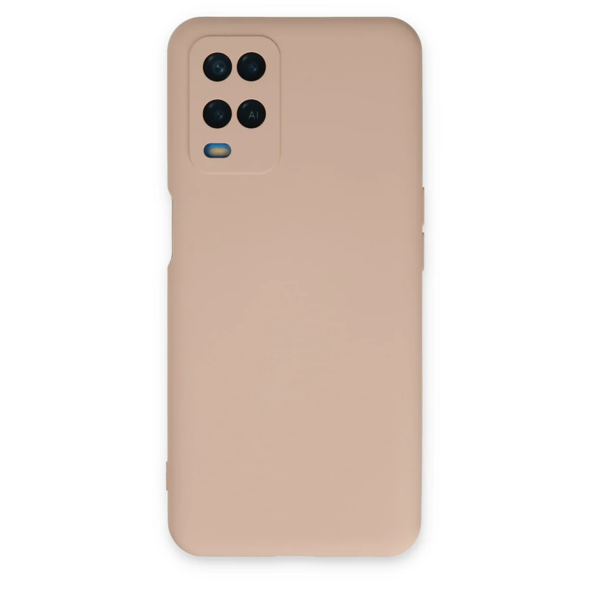 A54 4G Kılıf Nano içi Kadife Silikon - Pudra