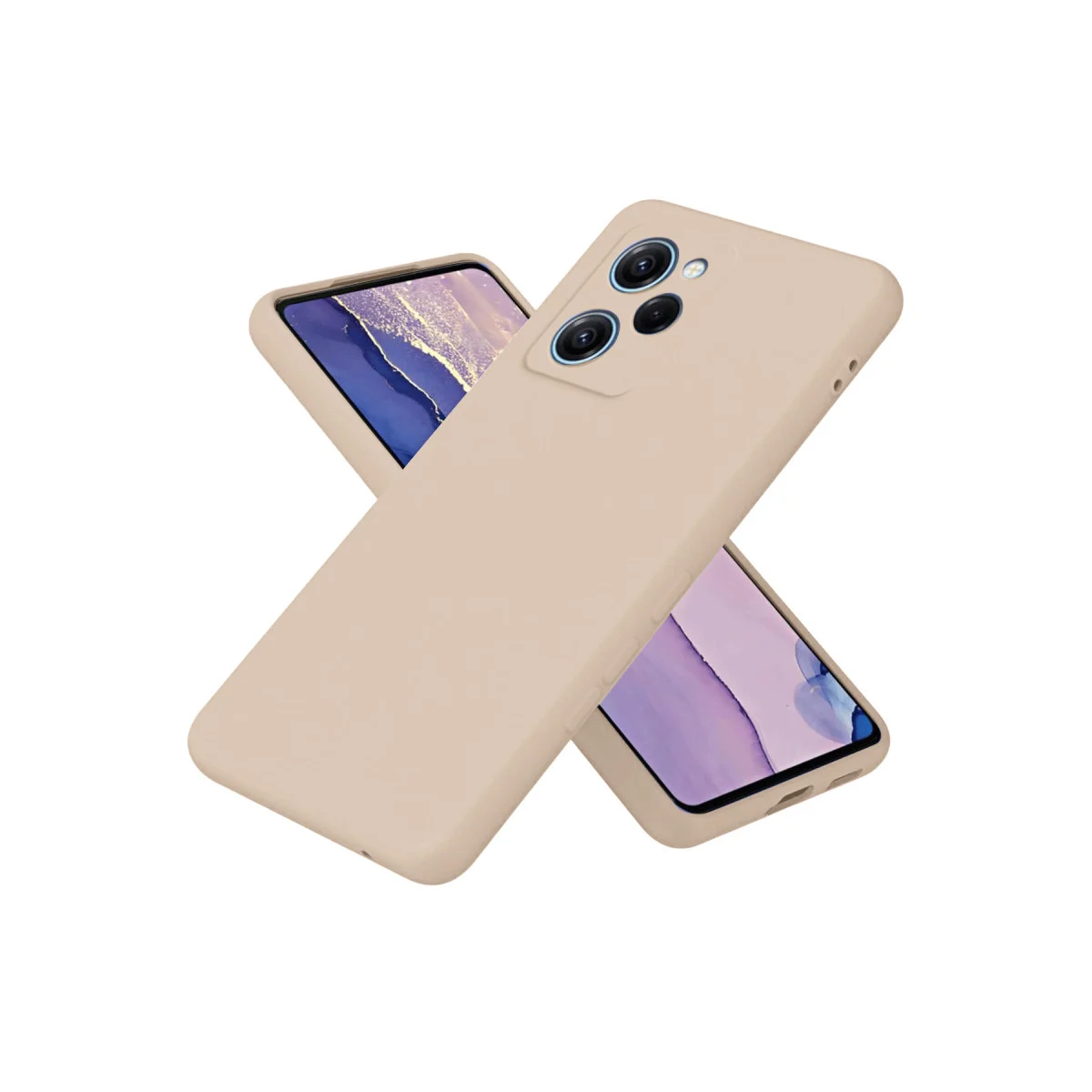 Poco X5 Pro 5G Nano içi Kadife Silikon - Pudra