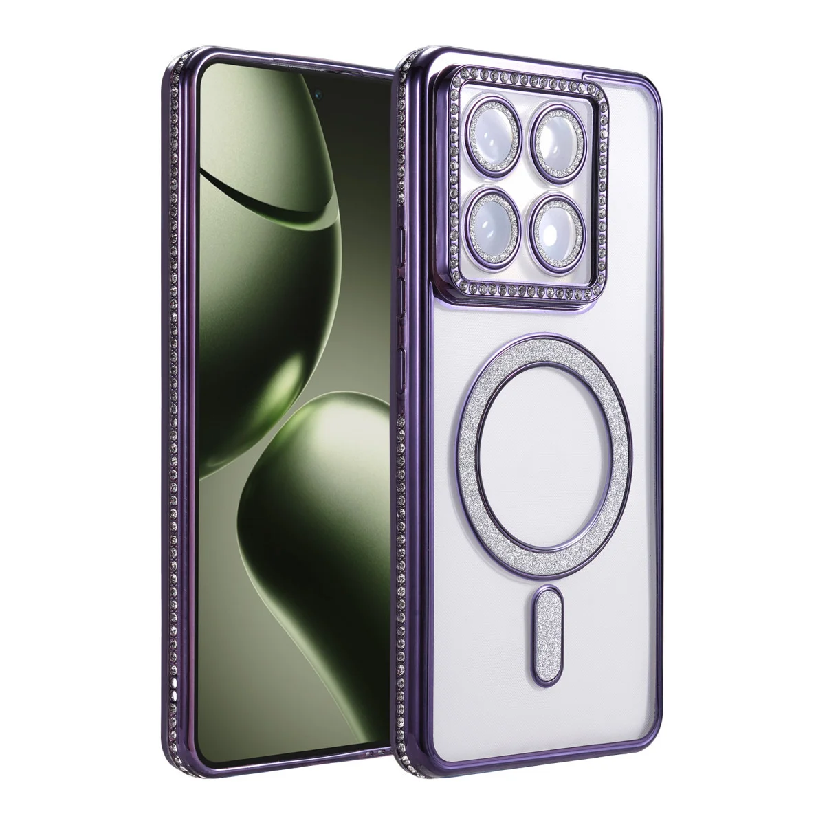 Mi 14T Pro Joke Simli Magneticsafe Kılıf - Derin Mor