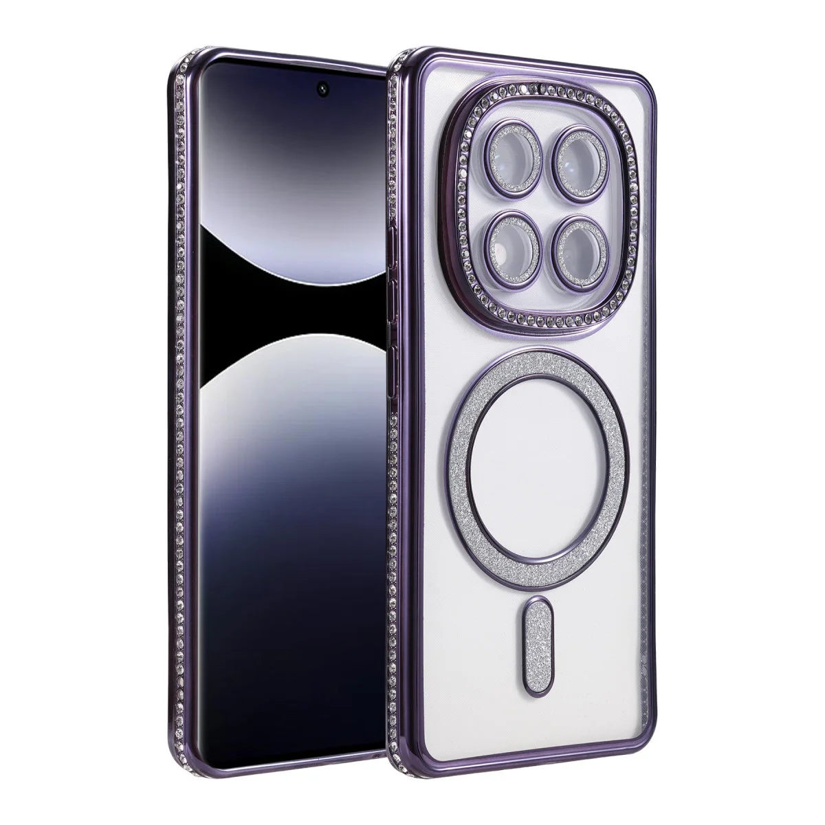 Redmi Note 14 Pro 4G Joke Simli Magneticsafe Kılıf - Derin Mor