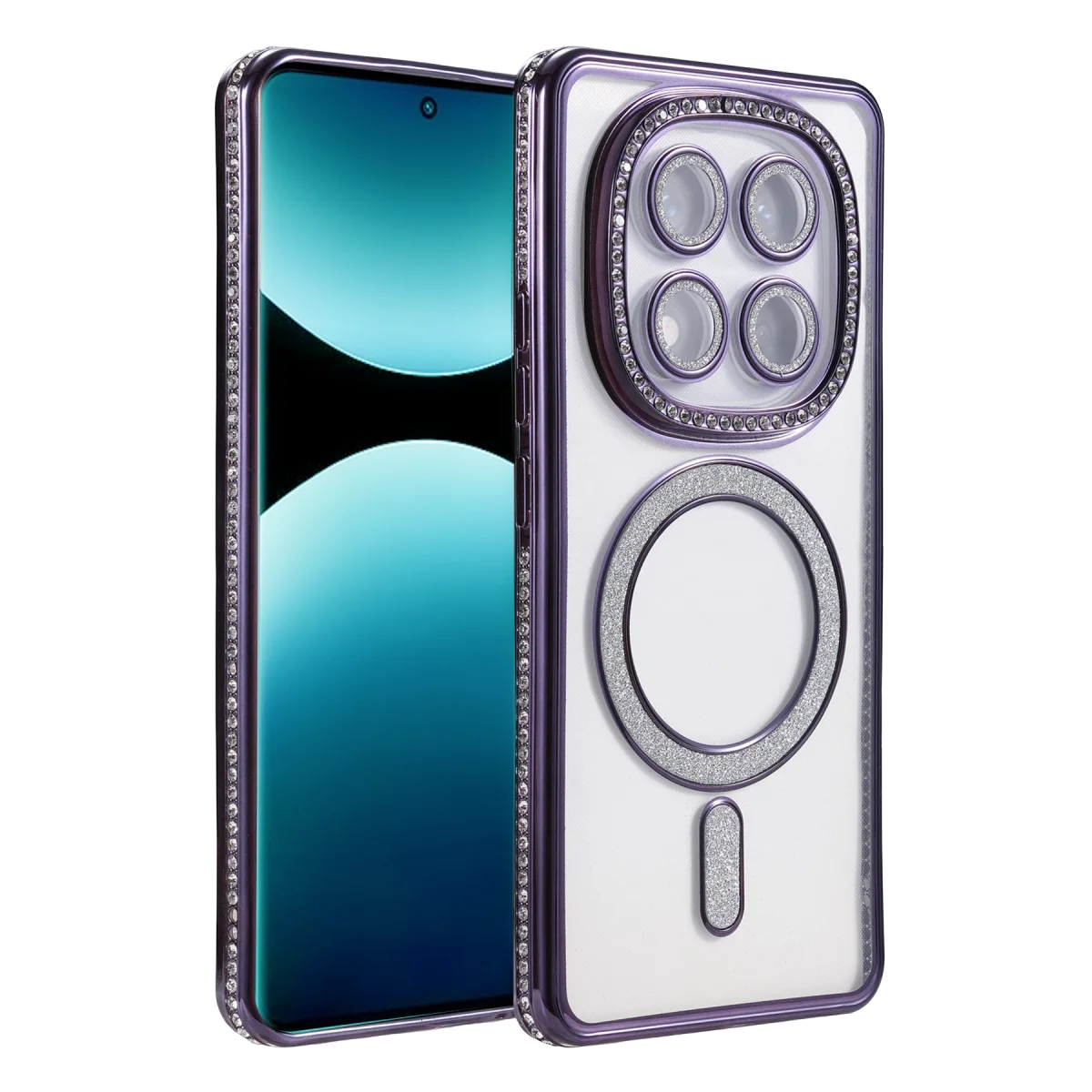 Redmi Note 15 Pro 4G Joke Simli Magneticsafe Kılıf - Derin Mor