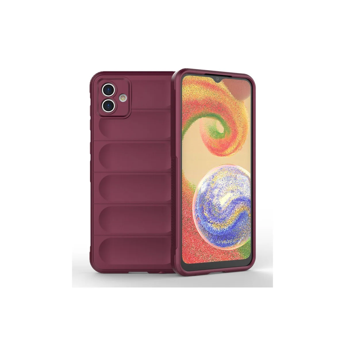 Galaxy A04E Kılıf Optimum Silikon - Bordo