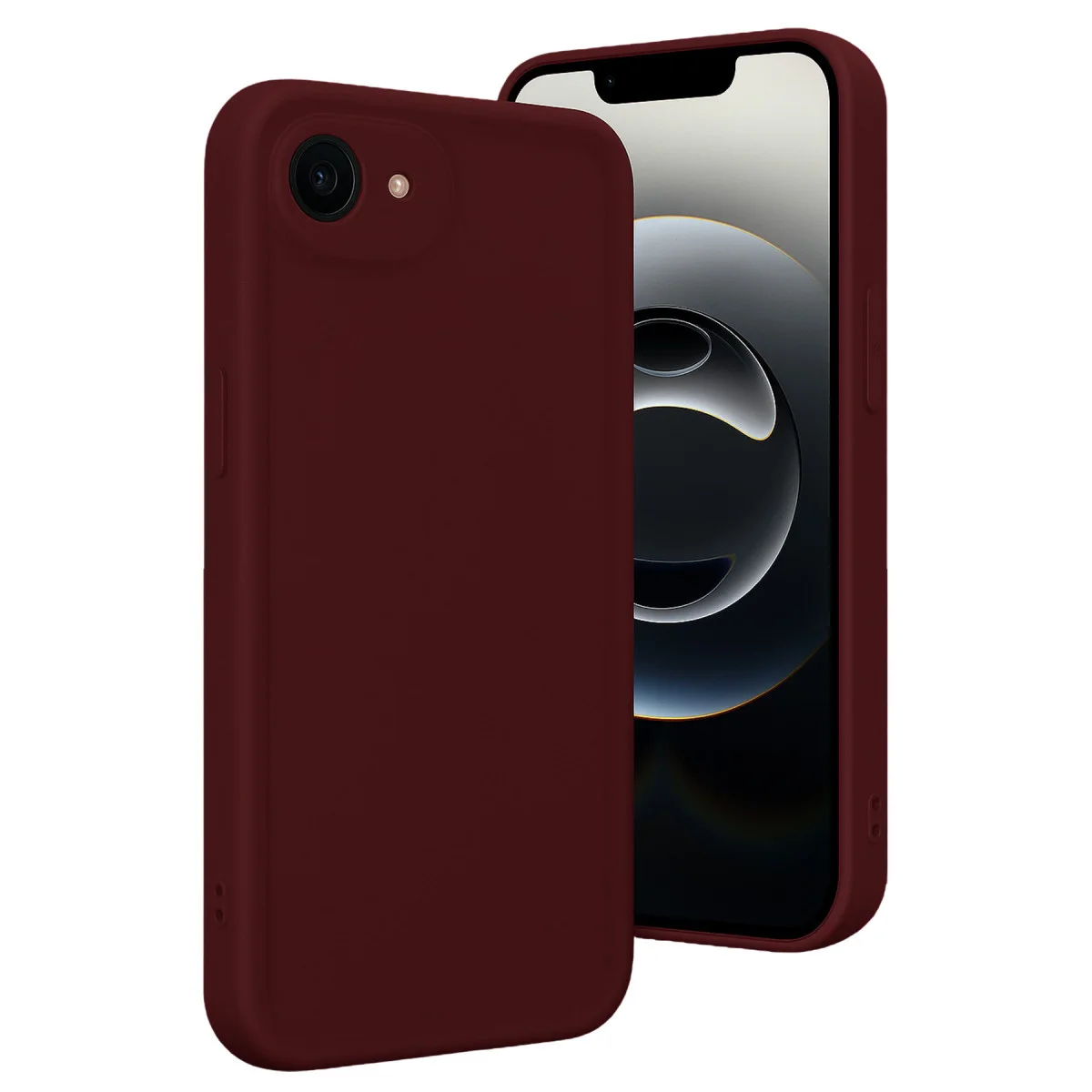iPhone 16E Kılıf Viera Silikon - Bordo
